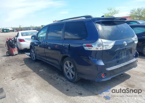 2018 Toyota Sienna Se Premium 8 Passenger из США, поврежденный, VIN 5TDXZ3DC7JS911192